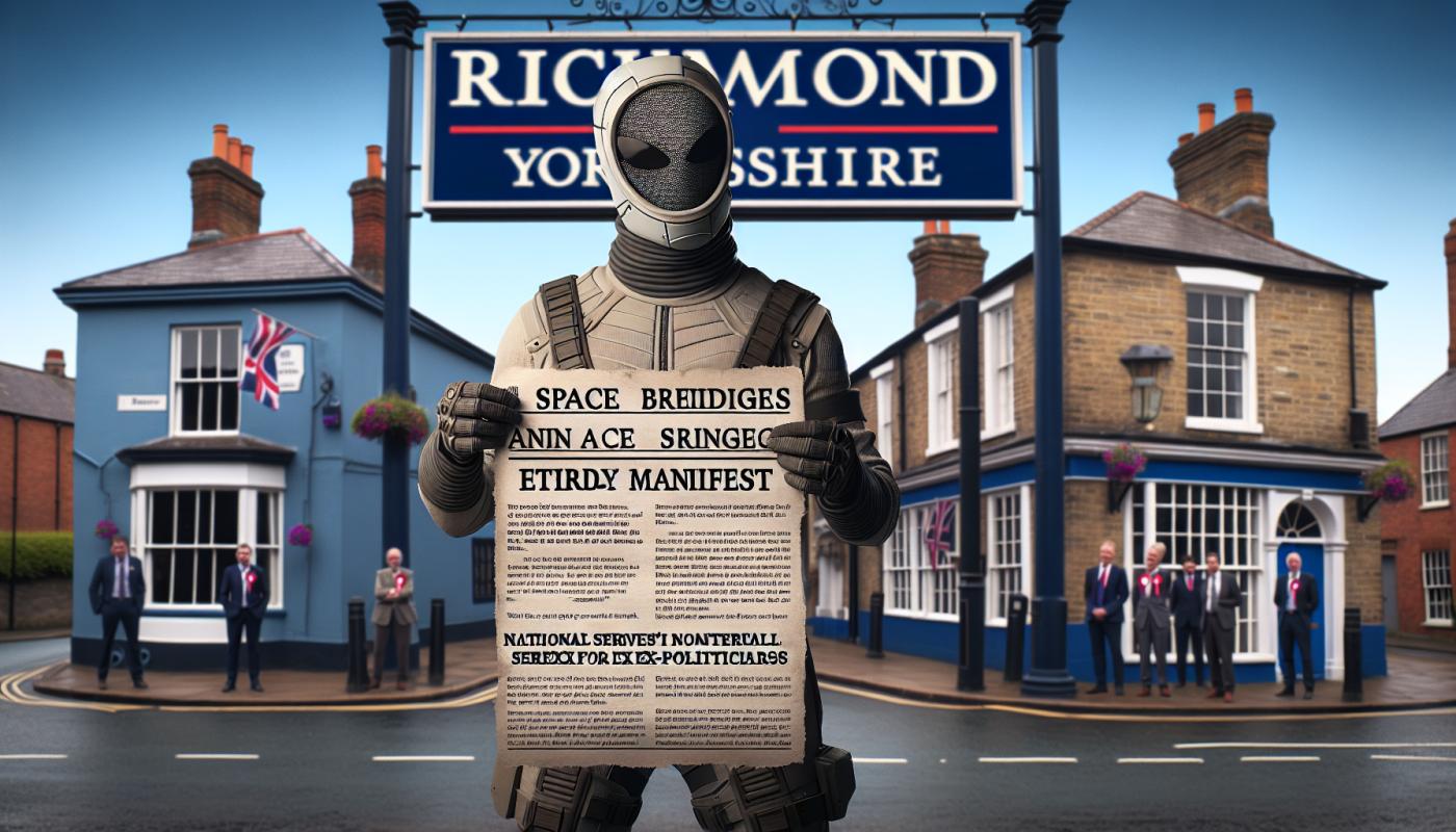 Count Binface Challenges Rishi Sunak with Quirky Manifesto